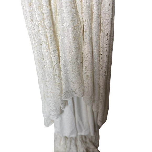 NWT Fame and Partners Belladonna White Lace Wedding Gown Dress US 8 - Picture 5 of 8